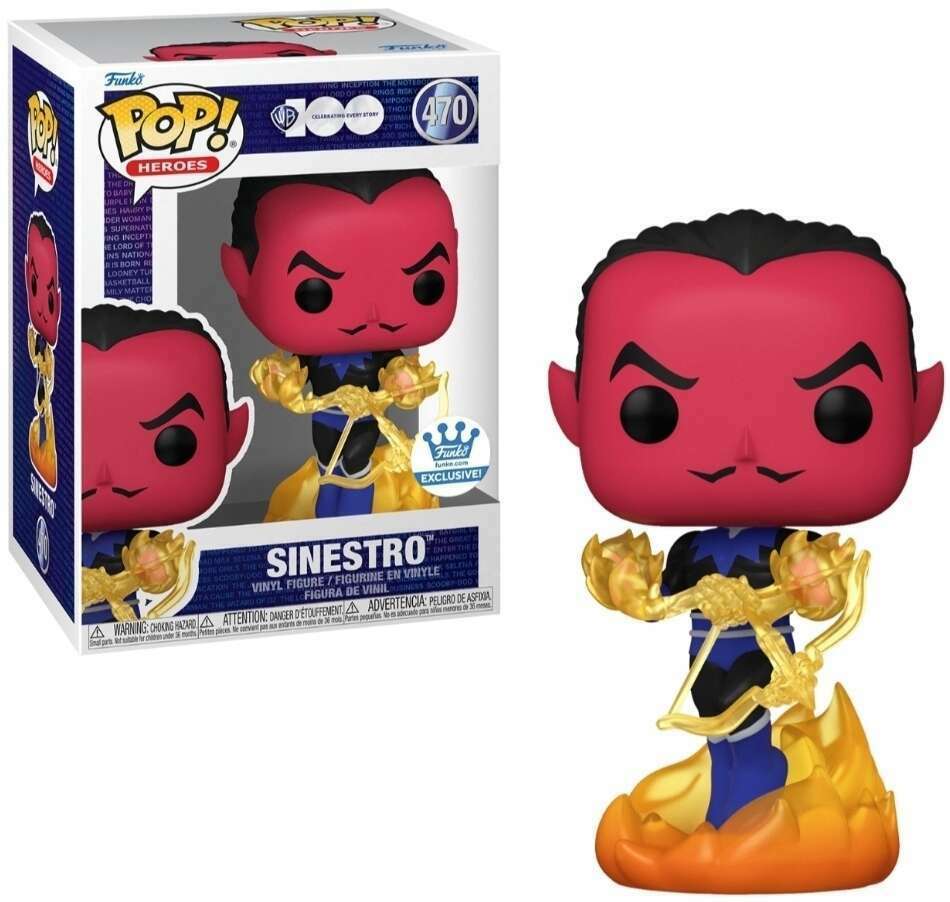 Funko Pop! WB 100 Sinestro Exclusive #470