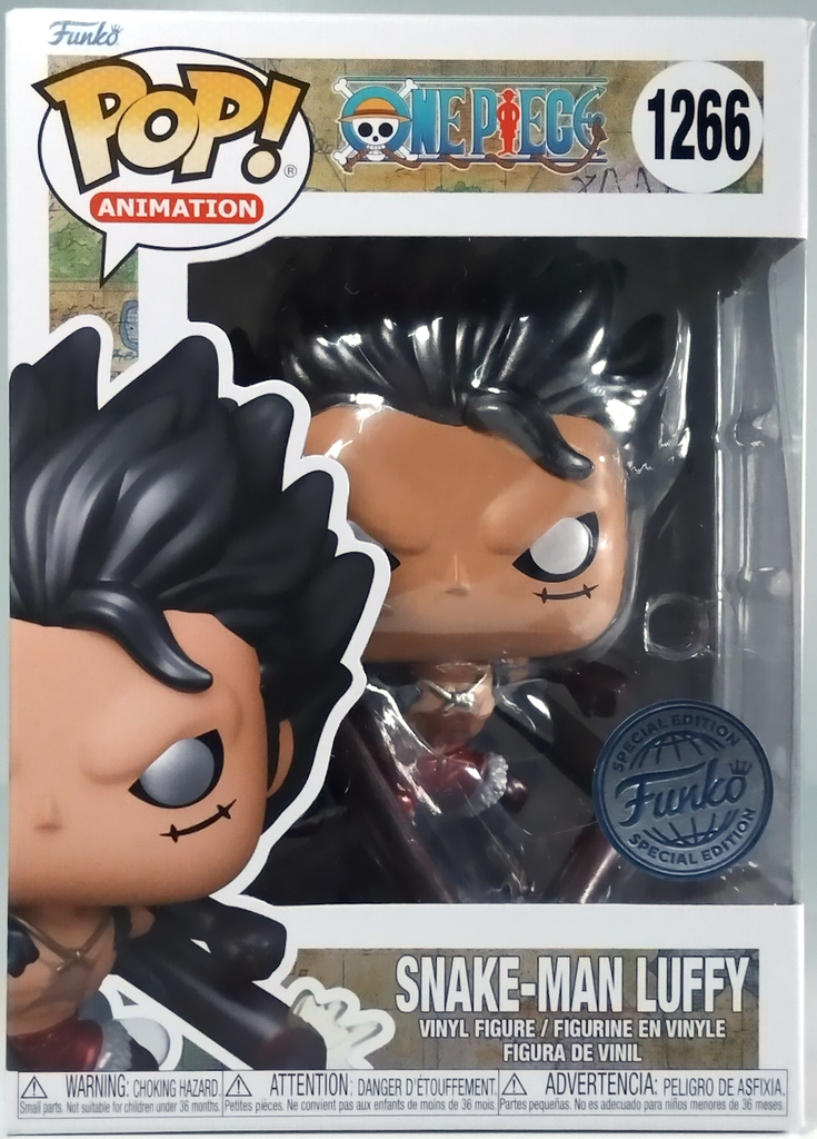 Funko Pop! One Piece Snake Man Luffy (Metallic) Exclusive #1266 (Special Edition)