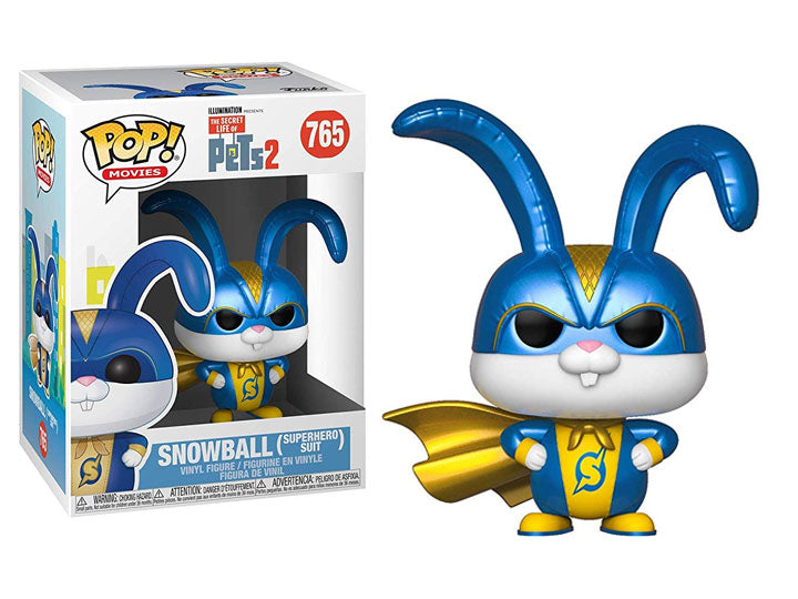 Funko Pop! Secret Life of Pets 2 Snowball in Superhero Suit #765