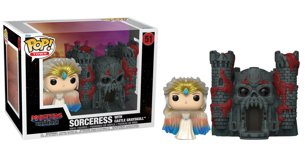 Funko Pop! Town Masters of the Universe Sorceress with Castle Grayskull (Live Action) #51