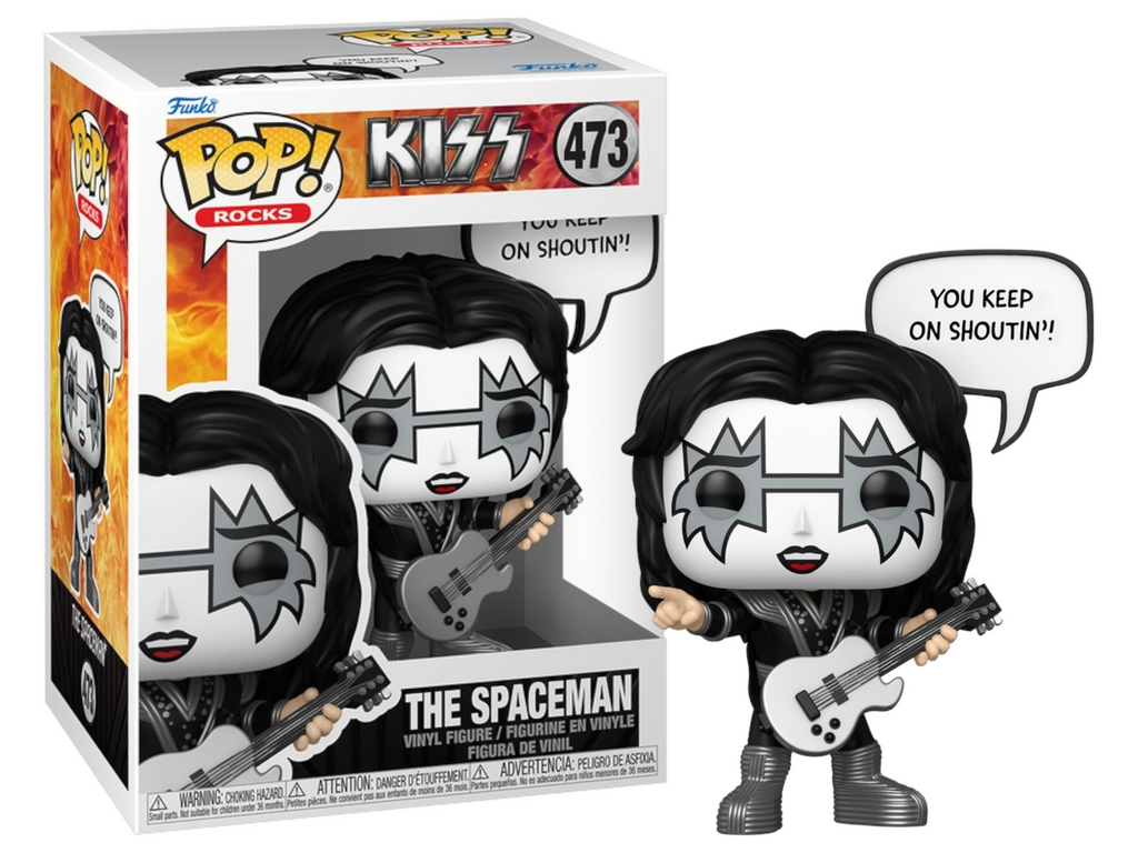 Funko Pop! Rocks Kiss The Spaceman with Speech Bubble #473