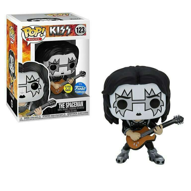 Funko Pop! Rocks Kiss The Spaceman Glow Exclusive #123
