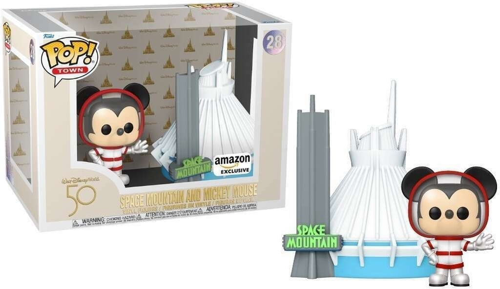 Funko Pop! Town Walt Disney World 50th Space Mountain and Mickey Mouse Excluisve #28