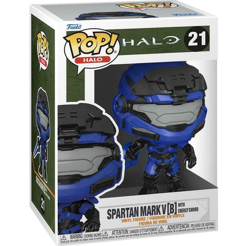 Funko Pop! Halo Spartan Mark V [B] with Energy Sword #21