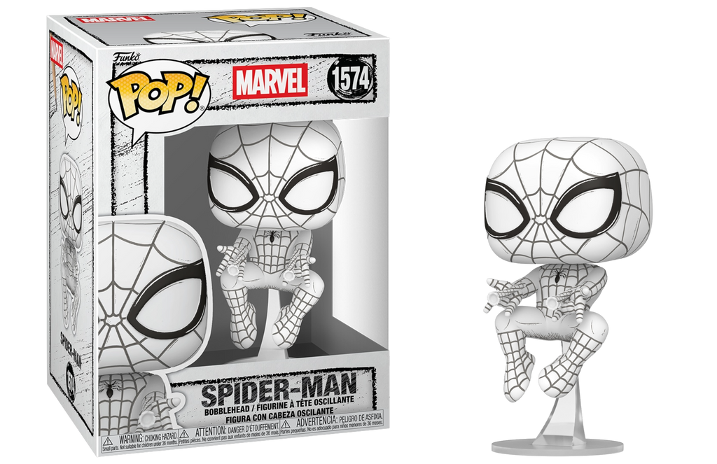 Funko Pop! Marvel Spider-Man (Sketch) #1574