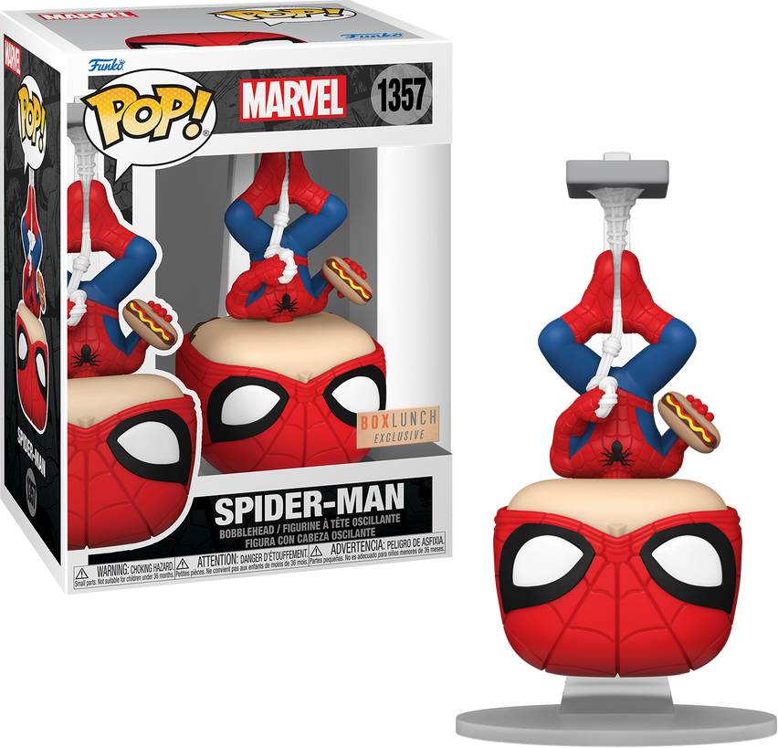 Funko Pop! Marvel Spider-Man with Hotdog Exclusive #1357