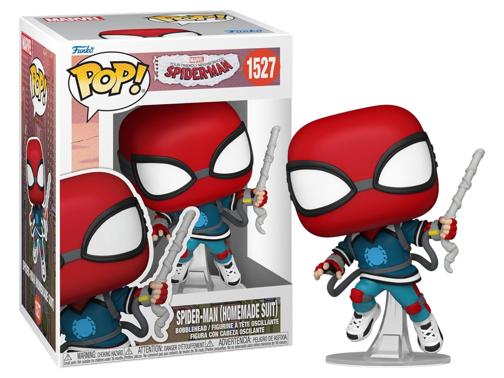 Funko Pop! Your Friendly Neighborhood Spider-Man Spider-Man (Homemade Suit) #1527