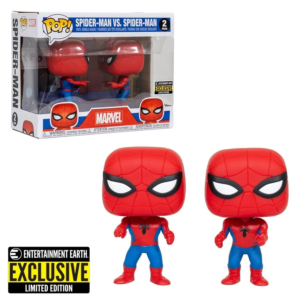 (Box Damage) Funko Pop! Marvel Spider-Man vs. Spider-Man Exclusive 2-Pack