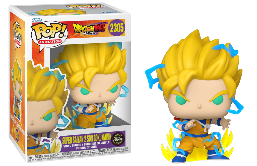 Funko Pop! Dragon Ball Daima Super Saiyan 2 Son Goku Glow Chase (Mini) #2305