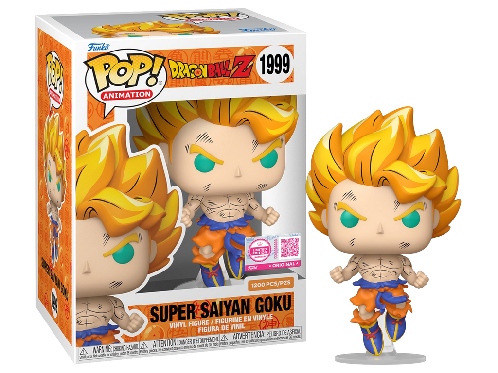 Funko Pop! Dragon Ball Z Super Saiyan Goku (Cell Shaded) Limited Edition Legendary Exclusive #1999 (1200 Pcs)