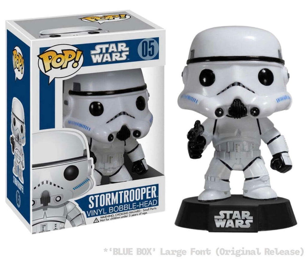 Funko Pop! Star Wars Stormtrooper (Blue Box/ Large Font/ 1st Release) #05