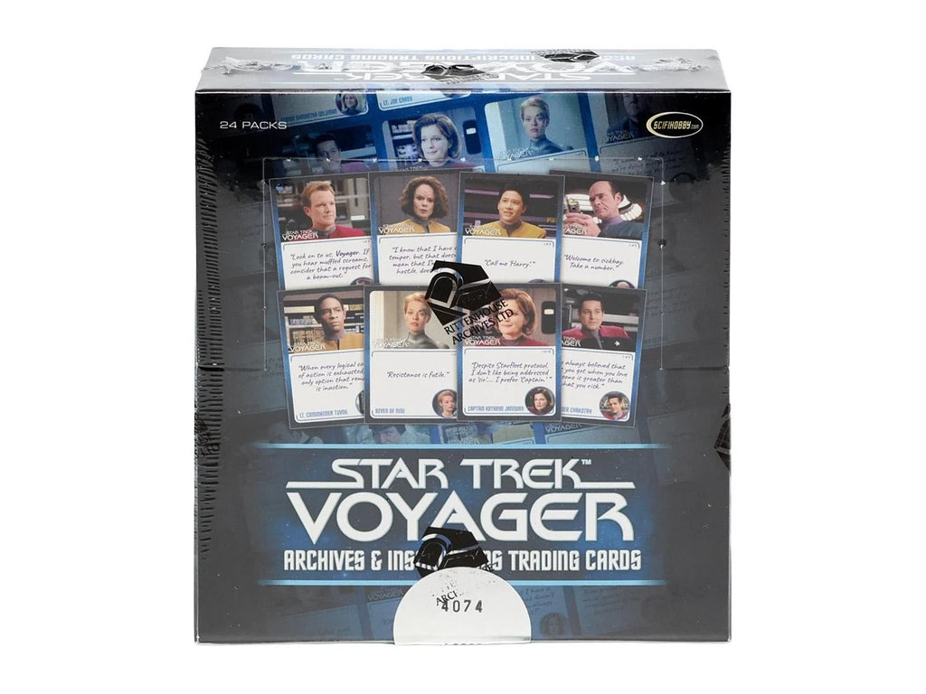 2026 Rittenhouse Star Trek Voyager Archives and Inscriptions Hobby Box