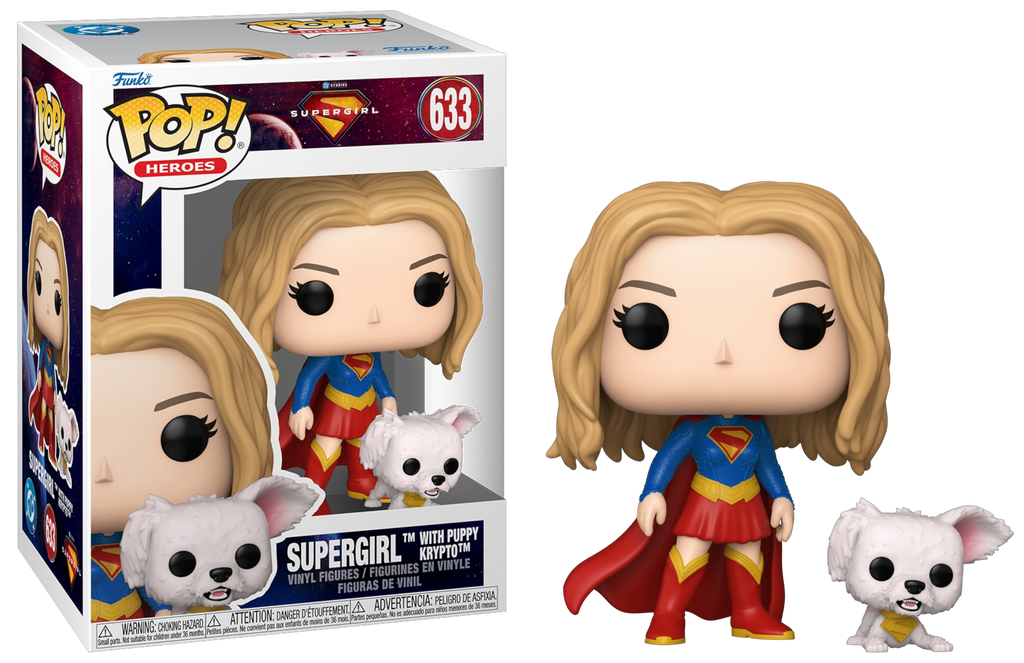 Funko Pop! Supergirl with Puppy Krypto #633