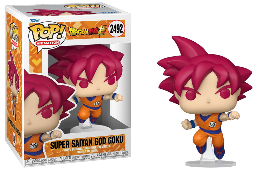 Funko Pop! Dragon Ball Super Super Saiyan God Goku #2492