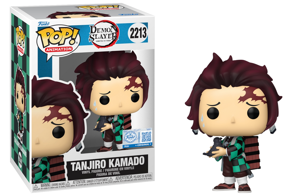 Funko Pop! Demon Slayer Tanjiro Kamado with Crow Specialty Series Exclusive #2213