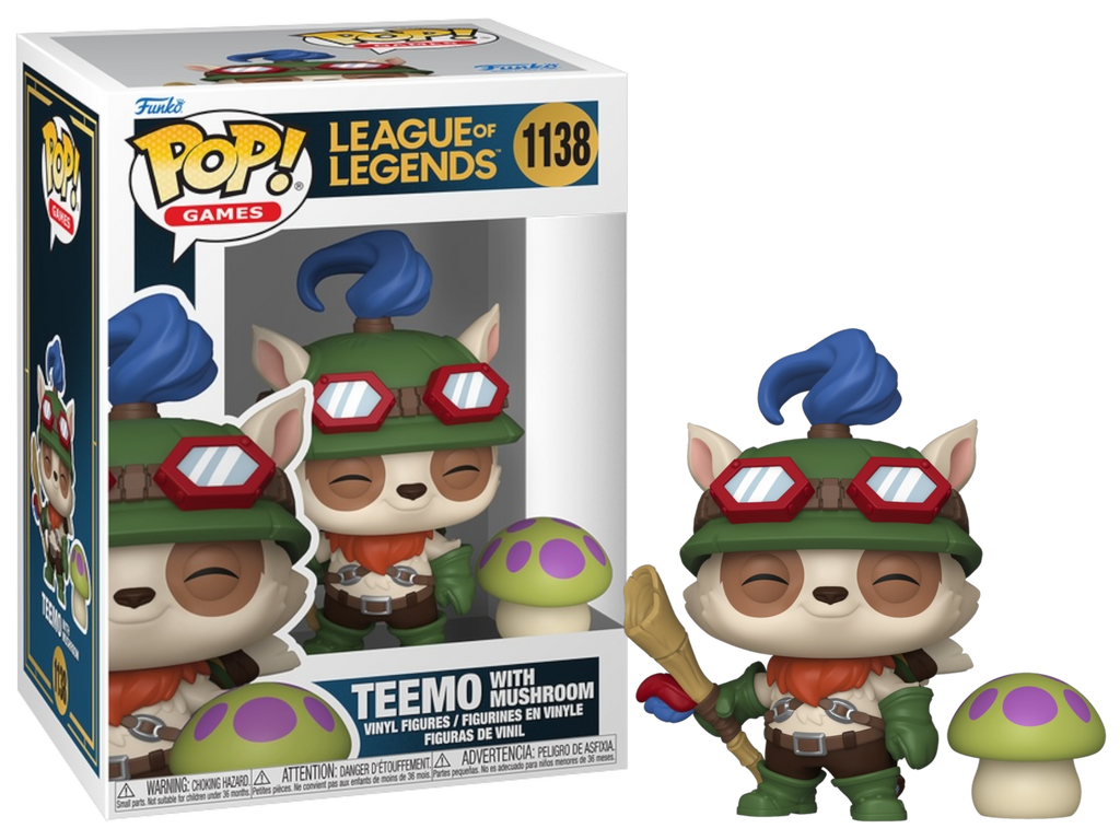 Funko Pop! League of Legends Teemo with Mushroom #1138