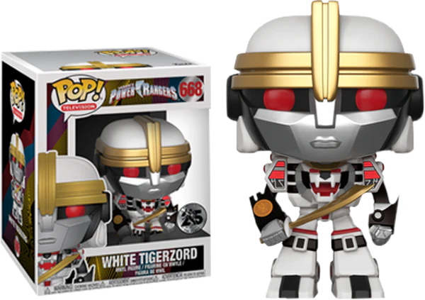 Funko Pop! Power Rangers White Tigerzord Exclusive #668