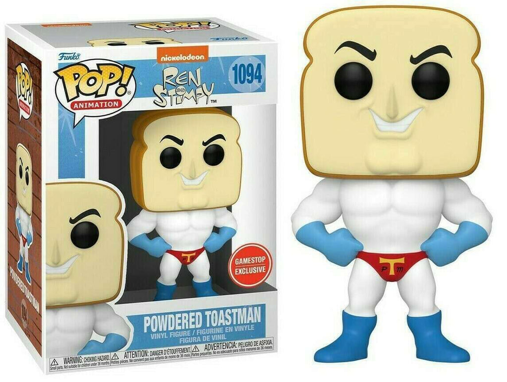 Funko Pop! Ren and Stimpy Powdered Toastman Exclusive #1094