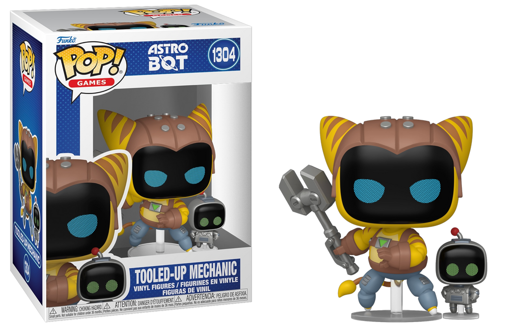Funko Pop! Astro Bot Tooled-Up Mechanic #1304