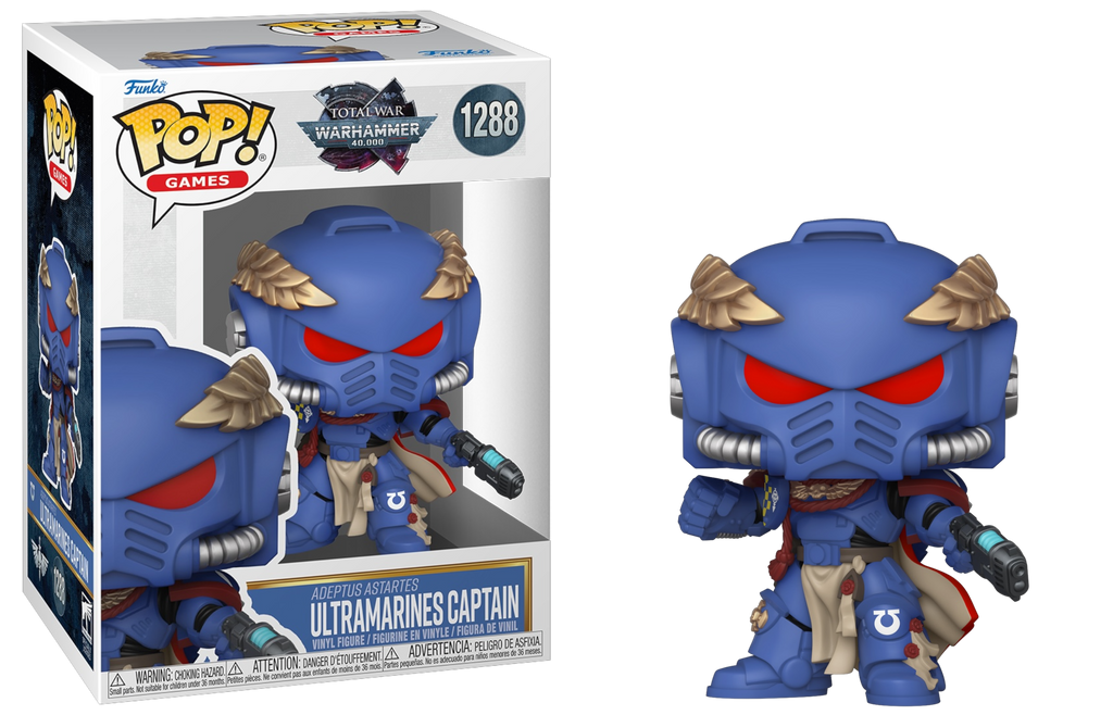 Funko Pop! Warhammer 40,000 Adeptus Astartes Ultramarines Captain #1288
