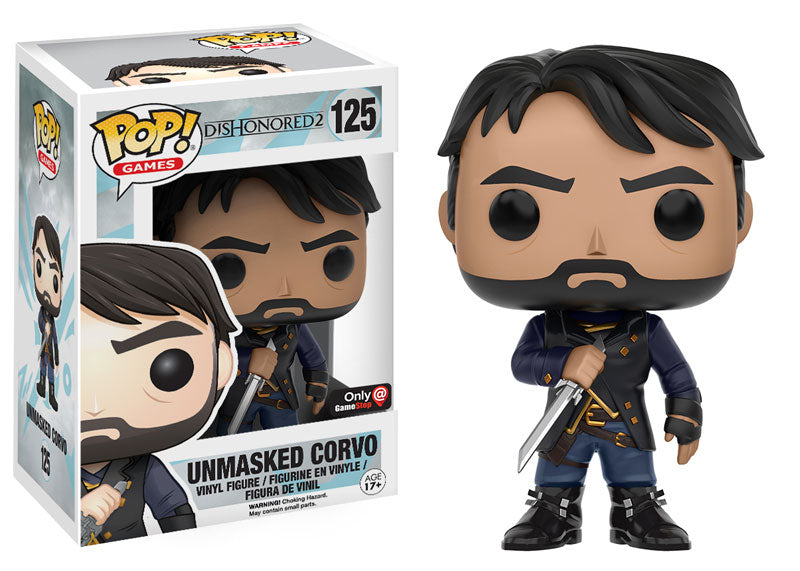 (Box Damage) Funko Pop! Dishonored 2 Unmasked Corvo Exclusive #125