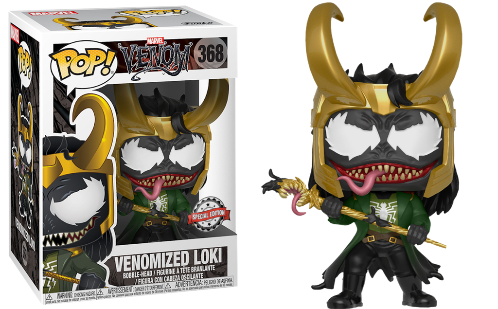 (Box Damage) Funko Pop! Marvel Venomized Loki Exclusive #368 (Special Edition)