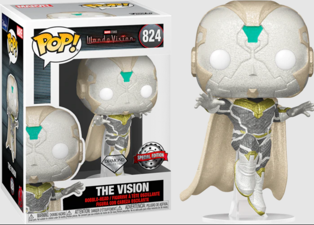 Funko Pop! Wandavision The Vision Diamond Exclusive #824 (Special Edition)