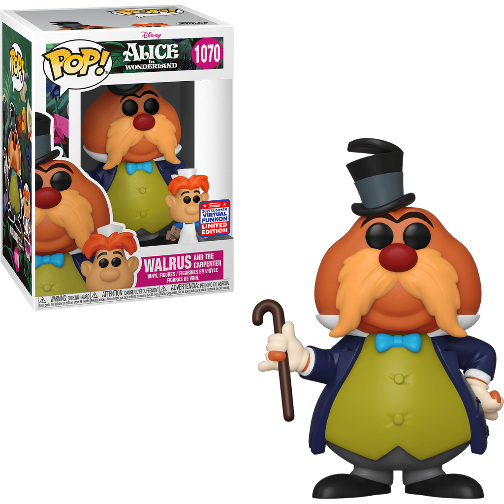Funko Pop! Alice in Wonderland Walrus and the Carpenter Virtual Funkon Exclusive #1070