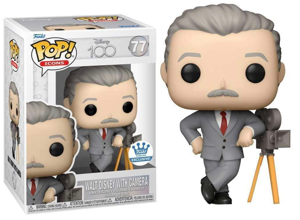 Funko Pop! Disney 100 Walt Disney with Camera Exclusive #77
