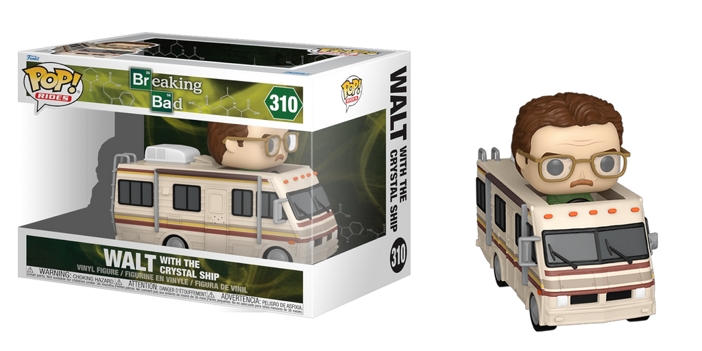 Funko Pop! Rides Breaking Bad Walt with the Crystal Ship #310