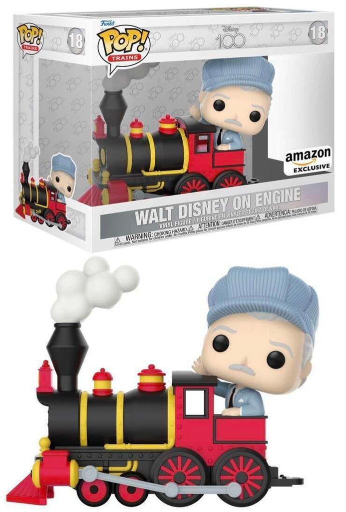 Funko Pop! Trains Disney 100 Walt Disney on Engine Exclusive #18