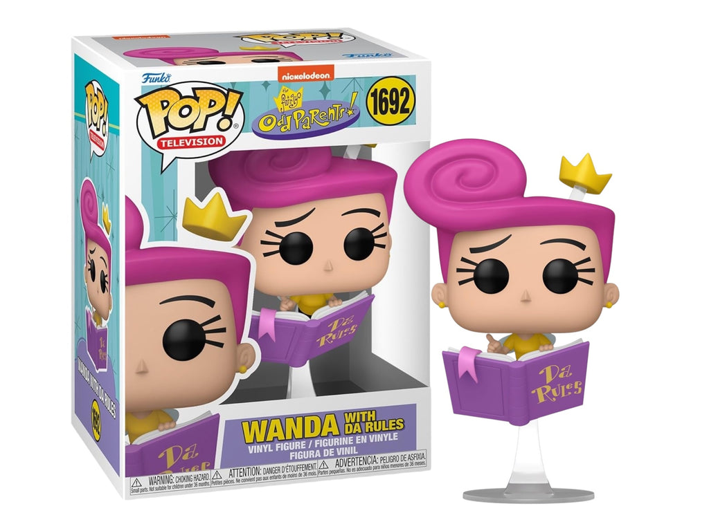 Funko Pop! The Fairly Oddparents! Wanda with Da Rules #1692