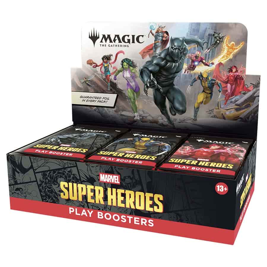 Magic: The Gathering Marvel Super Heroes Play Booster Box (30 Booster Packs)
