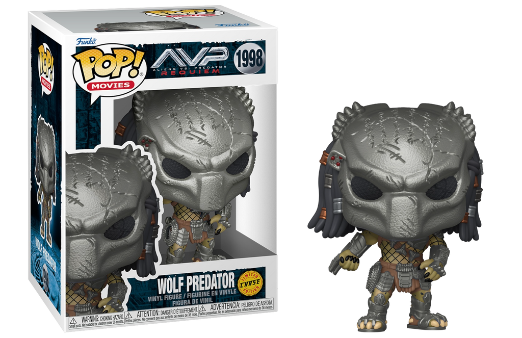 Funko Pop! AVP Alien Vs. Predator Requiem Wolf Predator (Masked) Chase #1998