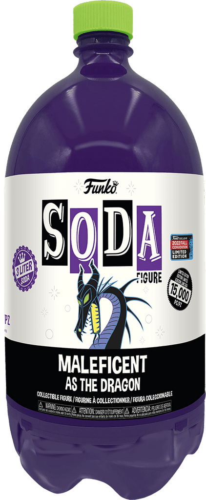 3 Liter Funko Vinyl Soda Disney Maleficent as the Dragon Fall Convention Exclusive with Possible Chase (15,000 Pcs) - Undiscovered Realm