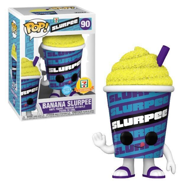 7 Eleven Banana Slurpee Glitter Exclusive Funko Pop! #90 - Undiscovered Realm