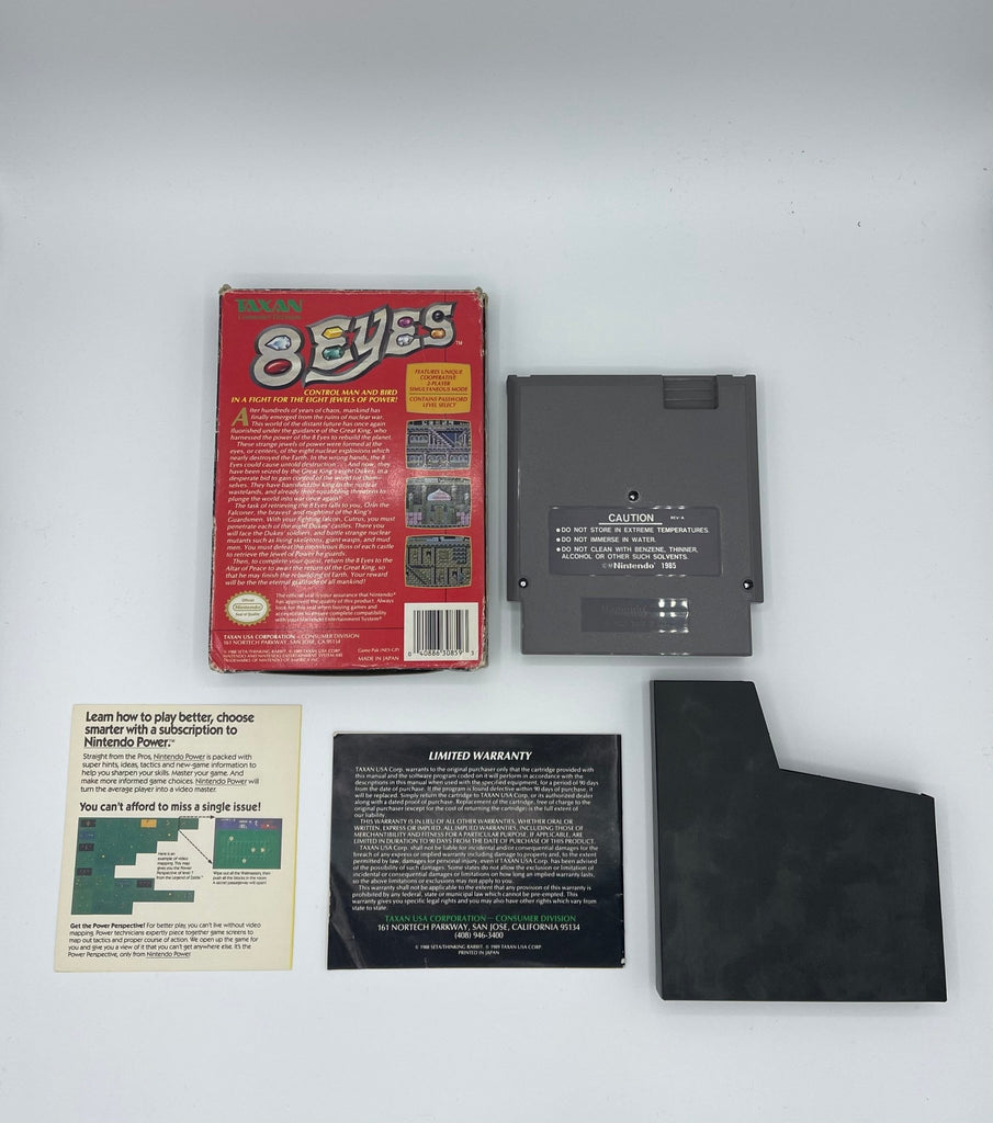 8 Eyes for the Nintendo Entertainment System (NES) Game (Complete in Box) - Undiscovered Realm