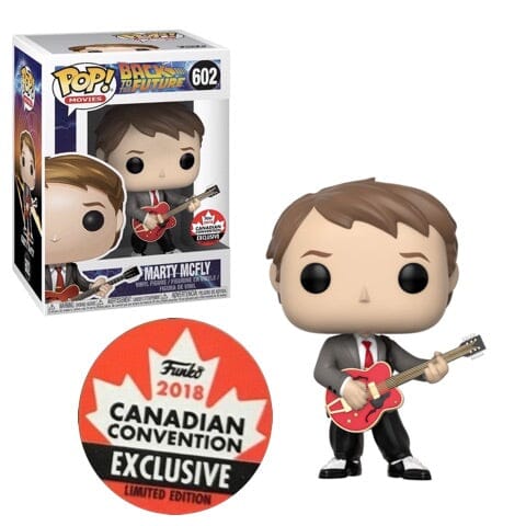 Funko Pop! Back to the Future Marty McFly with Guitar Exclusive #602