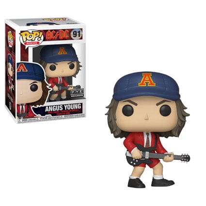 AC/DC Angus Young (Red Jacket) Exclusive Funko Pop! Rocks #91 - Undiscovered Realm