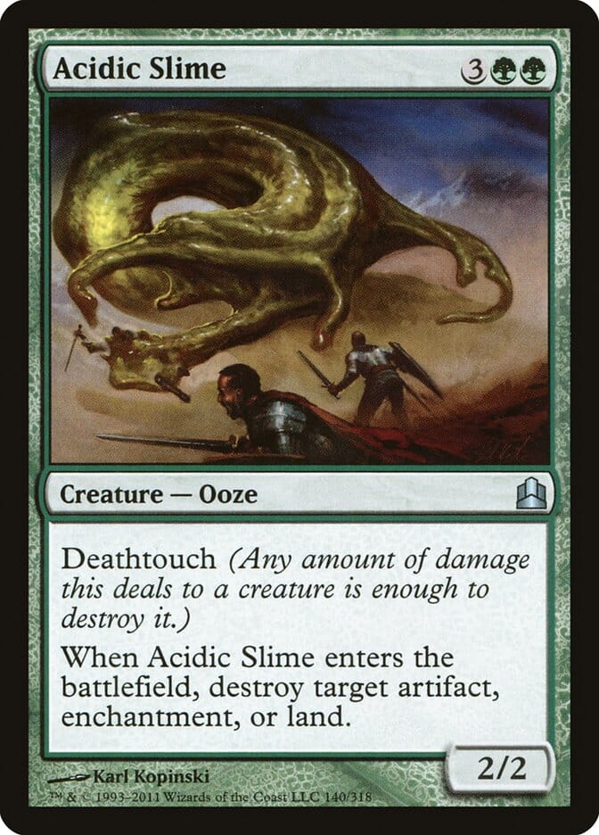 Acidic Slime [Commander 2011] - Undiscovered Realm