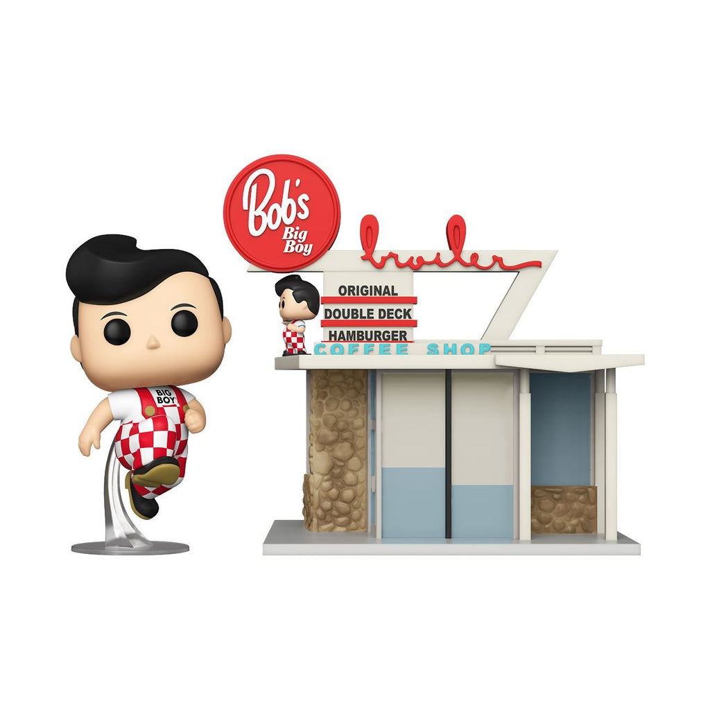 Ad Icons Bob's Big Boy Restaurant with Big Boy Funko Pop! Town #22 - Undiscovered Realm