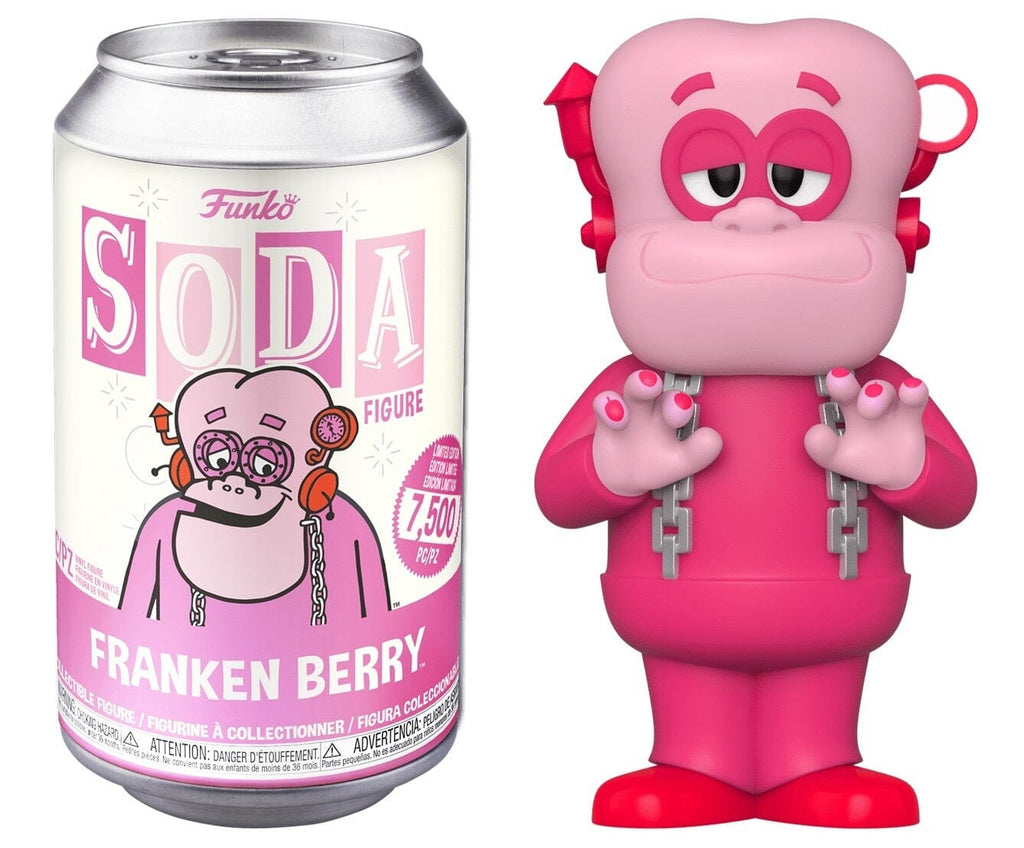 Ad Icons Franken Berry Funko Vinyl Soda (Opened Can) - Undiscovered Realm
