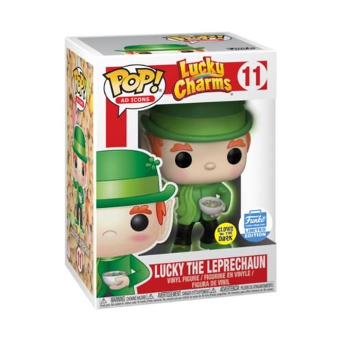 Ad Icons Lucky Charms Lucky The Leprechaun (Glow) Exclusive Funko Pop! #11 - Undiscovered Realm