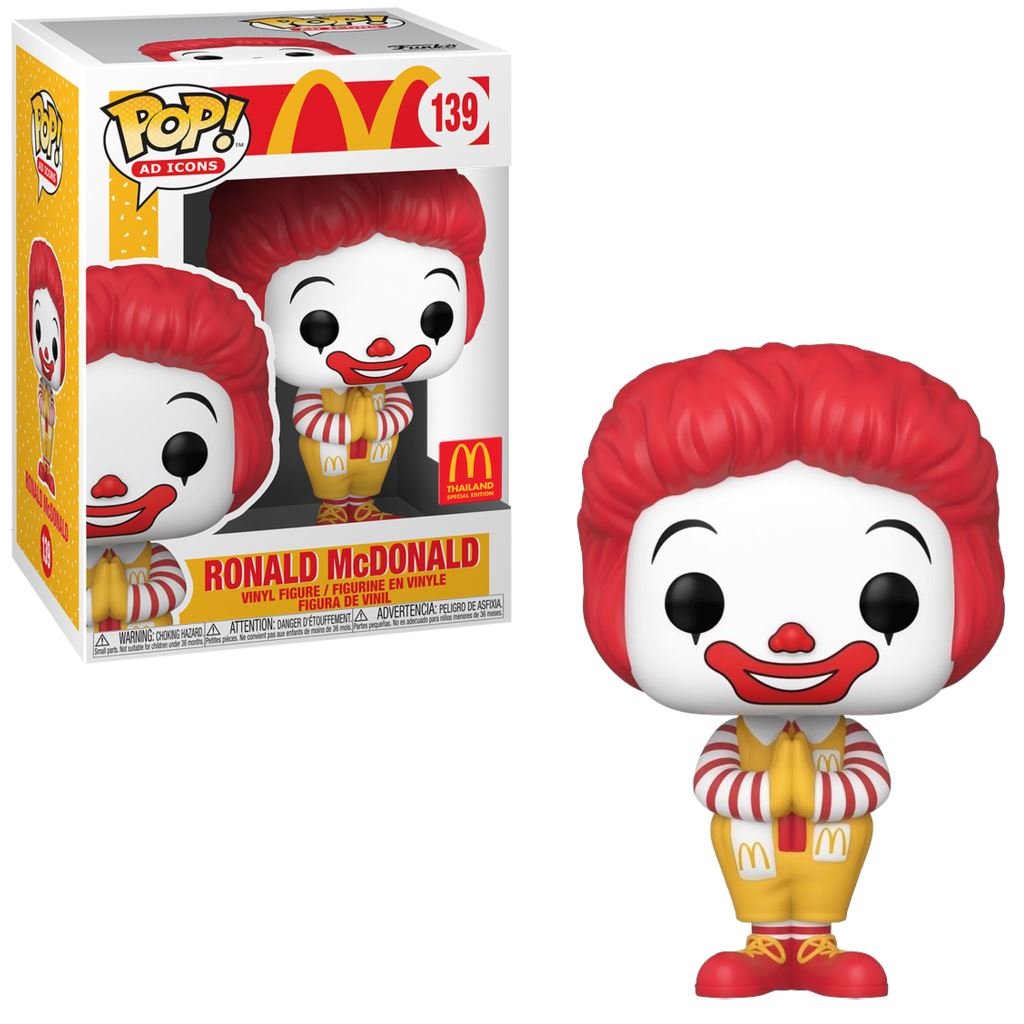 Ad Icons Mcdonald's Ronald McDonald Thailand Exclusive Funko Pop! #139 - Undiscovered Realm