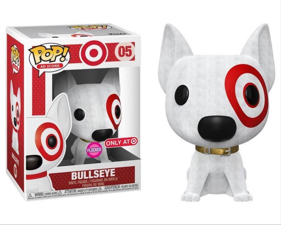 Ad Icons Target Bullseye (Gold Collar) Flocked Exclusive Funko Pop! #05 - Undiscovered Realm