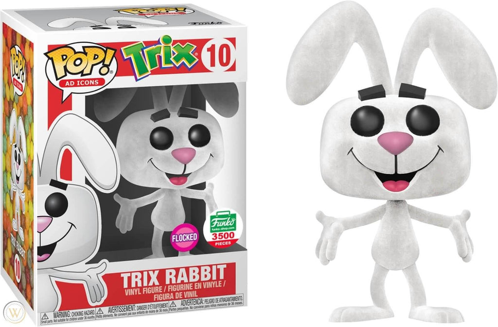 Ad Icons Trix Rabbit Flocked Exclusive (Limited 3500 Pieces) Funko Pop! #10 - Undiscovered Realm