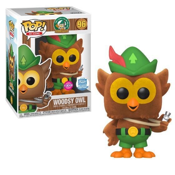Ad Icons Woodsy Owl Flocked Exclusive Funko Pop! #96 - Undiscovered Realm