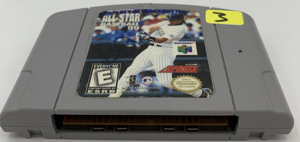All-Star Baseball 99 for the Nintendo 64 (N64) (Loose Game) - Undiscovered Realm