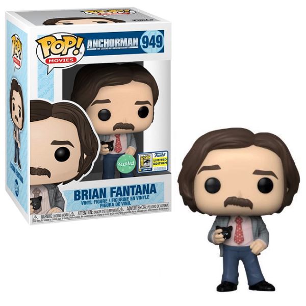 Anchorman Brian Fantana (Scented) Official Sticker Exclusive Funko Pop! #949 - Undiscovered Realm