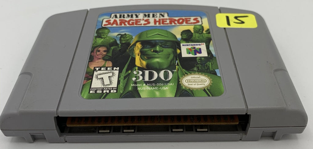 Army Men Sarge’s Heroes for the Nintendo 64 (N64) (Loose Game) - Undiscovered Realm